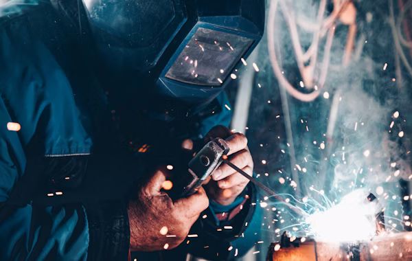 Safety officer conducting a workplace risk assessment and audit