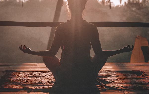Stress management and mindfulness session for corporate employees — workplace mental wellness program